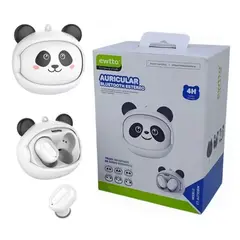 EWTTO - Audífonos Bluetooth Diseño PANDA Rostro Intercambiable