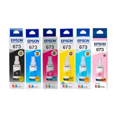 EPSON - Kit Tinta T673 L805 L850 6 Colores