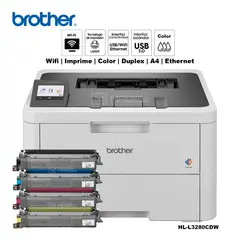 BROTHER - Impresora Láser color HL-L3280CDW Duplex WIFI Red USB