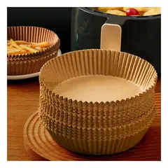 GENERICO - Papel Resistente al Calor en Madera 100u Y+Papel de Regalo