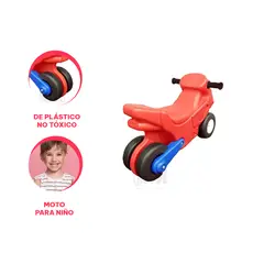 RYBIU IMPORT - Motocicleta Veloz de Multicolor Y+Banderitas Adhesivas