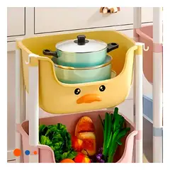 GENERICO - Repisa Resistente de Juguetes 3 N Amarillo Y+Ligas de Regalo