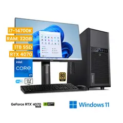 Computadora FORGE i7-14700K, 32GB, 1TB, RTX 4070 Super, Win 11 Pro
