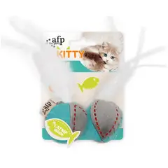 ALL FOR PAWS - Pelota de plumas para gatos AFP Turquesa