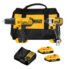 DEWALT - Taladro Percutor 1/2'' + Atornillador Impacto 1/4'' DCK222D2