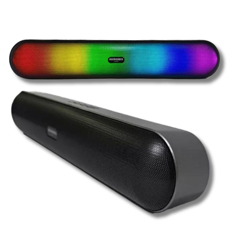 Parlante Portátil Mic Luxor Mics200 Iluminación Rgb Usb Bt