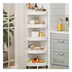 RYBIU IMPORT - Repisa Organizadora 5 Alturas Color Blanco Y+Regalo Stickers