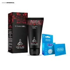HENDELS GARDEN - Titan Gel Clasico Lubricante + Preservativo Durex