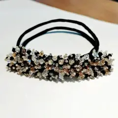 AURELA - ScrunchieBow - Set de 3 Lazos Perlados