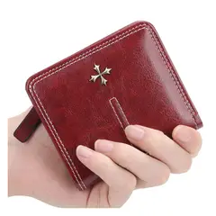 BAELLERRY - Billetera de Cuero Vegano con Monedero N1635