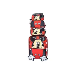 DISNEY - PACK DE MOCHILA LONCHERA Y CARTUCHERA MICKEY MOUSE