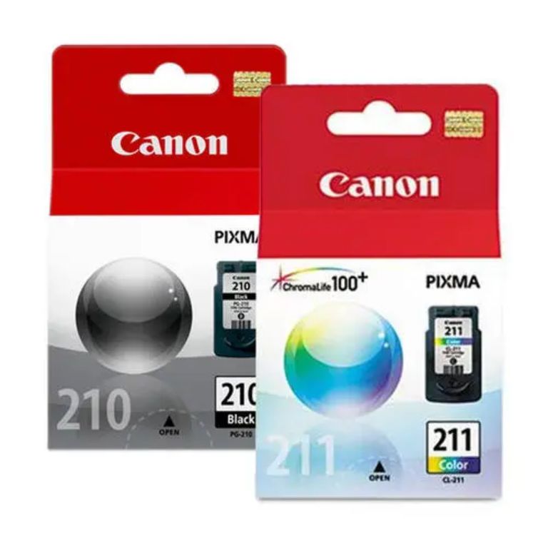 KIT Tinta 210 y 211 Original NEGRO Y TRICOLOR