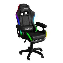 BLAZZE - Silla Gamer Ergonómica Buff RGB Negro