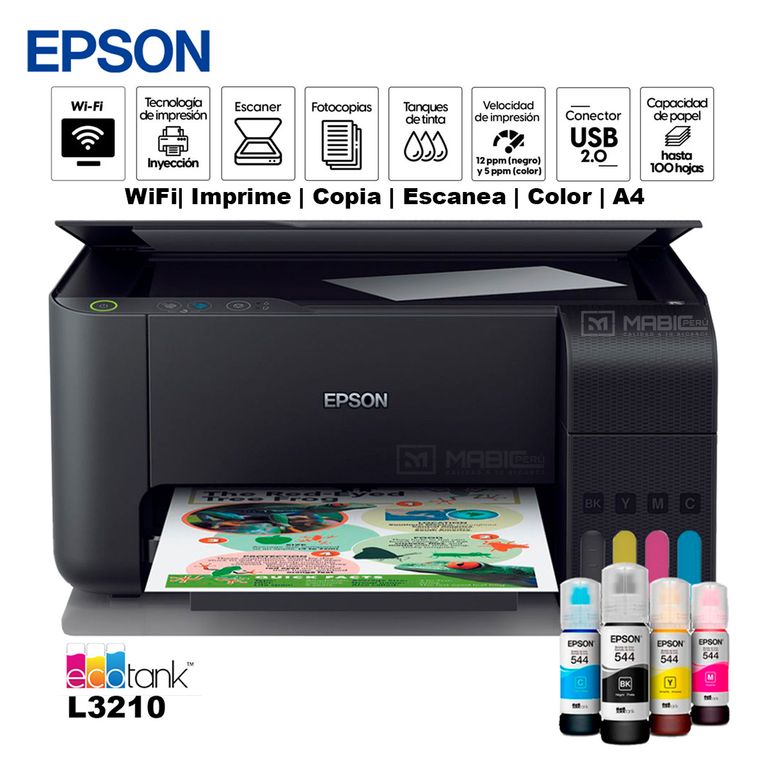 Impresora Multifuncional L3210 USB 20