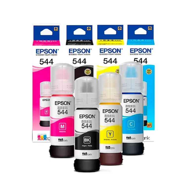 Tinta T544 Pack 4 Colores L3210 L3250 L5290 L5590