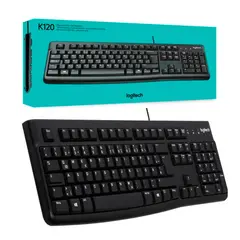 LOGITECH - Teclado K120 USB SP Black