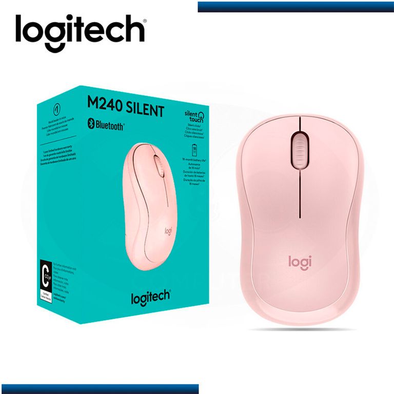 MOUSE M240 SILENT WIRELESS BT ROSE
