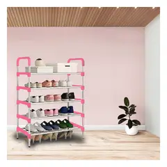 GENERICO - Zapatera Duradera y Compacto en 5 N Rosado Y+Papel de Regalo