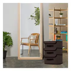 RYBIU IMPORT - Cesto Minimalista en Tono Negro Y+Gift Stickers