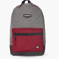 OCEANO - Mochila Sweet Plomo Rojo