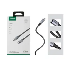 UGREEN - Cable Original Trenzado Tipo C 2 Metros
