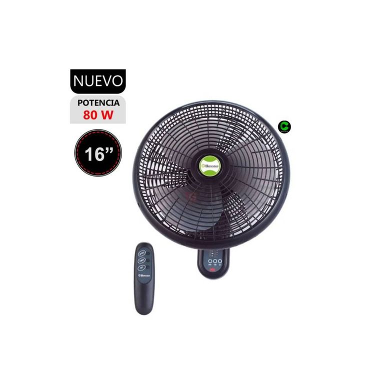 VENTILADOR DE PARED BK-8210PD CONTROL REMOTO