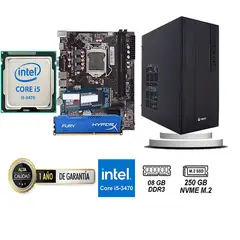 TEROS - COMPUTADORA DE ESCRITORIO CORE I5 3470 8GB RAM 250 GB SSD M2
