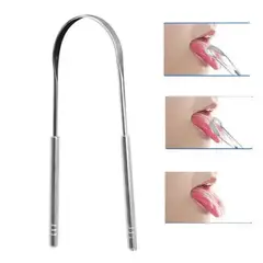 GENERICO - Limpiador De Lengua Raspador De Lengua Acero Higiene Oral