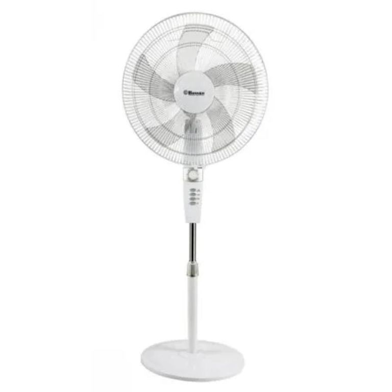 Ventilador de pedestal 18" BOSSKO BK 8457VB 50 watts blanco