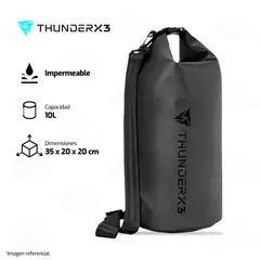 THUNDER X3 - Mochila Gamer ThunderX3 DRY BAG 10 BAG-BLACK-V1
