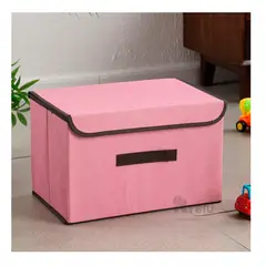 GENERICO - Caja de Almacenamiento en Tono Rosado Y+Regalo Agendita