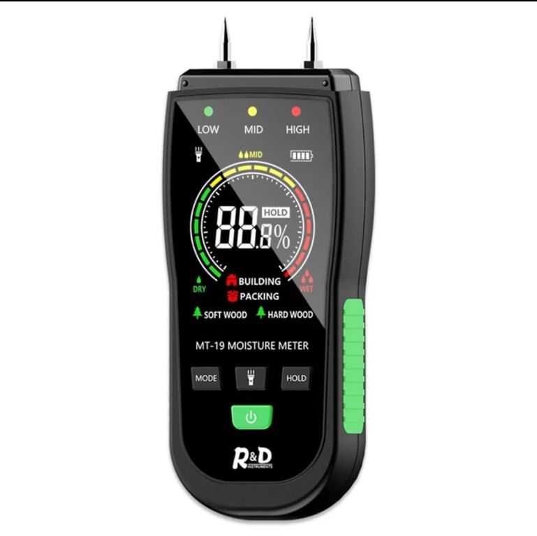 MEDIDOR DE HUMEDAD PROFESIONAL CARTON CEMENTO PARED