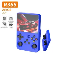 GENERICO - R36s Consola de videojuegos Retro 128gb Azul