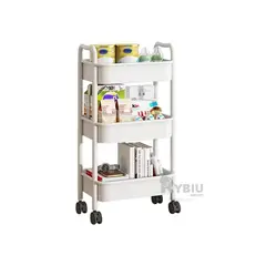 RYBIU IMPORT - Repisa Compacta en Color Blanco Y+Regalo Ligas para Peinar