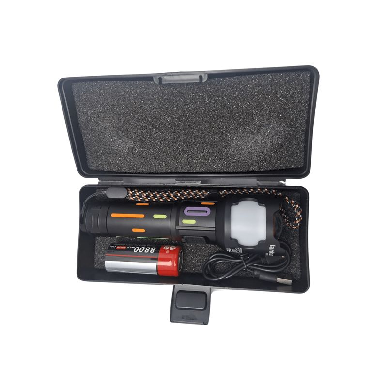 Potente linterna táctica recargable LANTUN