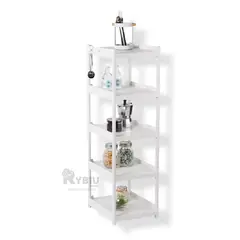 GENERICO - Organizador Moderno con Ruedas Blanco Y+Banderitas Adhesivas