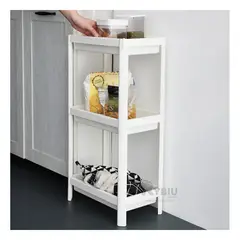 RYBIU IMPORT - Estante de Almacenamiento 3 Niveles Blanco Y+Papel de Regalo