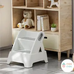 CHIBI CHIBI - ESCALERA PLEGABLE BLANCA