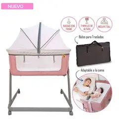 EBABY - Cuna Colecho para Bebé MARION Rosado