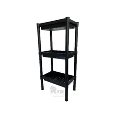 GENERICO - Organizador Moderno de Plastico Negro Y+Banderitas Adhesivas