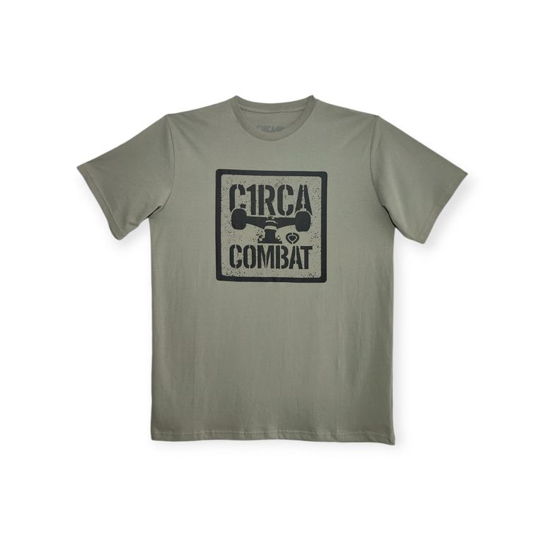 POLO COMBAT BR MANGA CORTA PARA HOMBRE-GRIS