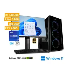VASTEC - Computadora Gamer Hero i9-14900K, 32GB, 1TB, RTX 4060 Ti, Win 11 Home