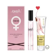 GENERICO - Perfume de Feromonas Mujer + Crema Depiladora DR Rashel