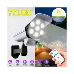 GENERICO - Lámpara Solar LED de Pared con Sensor de Movimiento Blanco