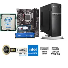 DATAONE - COMPUTADORA DE ESCRITORIO CORE I7 3770 8GB RAM 250 GB SSD M2