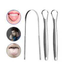 GENERICO - Limpiador De Lengua Elimina Mal Aliento 3 Unidades