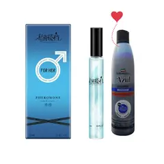 LA BRASILIANA - Feromonas en Perfume Hombre + Shampoo Azul