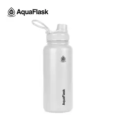 AQUAFLASK - Botella de Acero Inoxidable 945 ML Arctic White