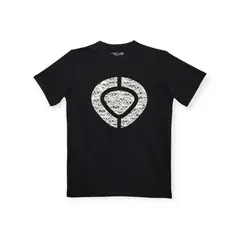 C1RCA - POLO ICON SKULL MANGA CORTA PARA HOMBRE-NEGRO