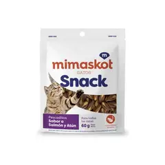 MIMASKOT - GATOS SNACK PESCADITOS 60GR